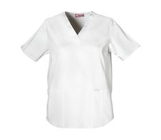 WhiteV-Neck Tunic Scrubs